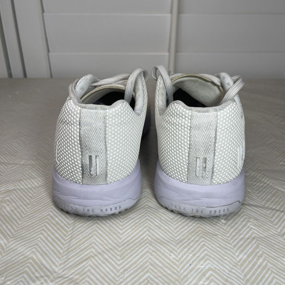 Nobull Superfabric All White Sneaker Lace up Low Top Women's‎ 9.5 US/Men's 8 US - Picture 5 of 9
